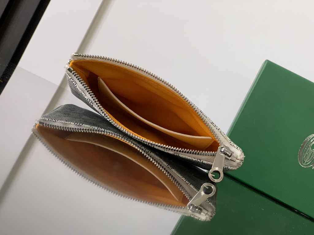 Goyard Sénat Nano Key Pouch 1061XS White Goyardine Canvas