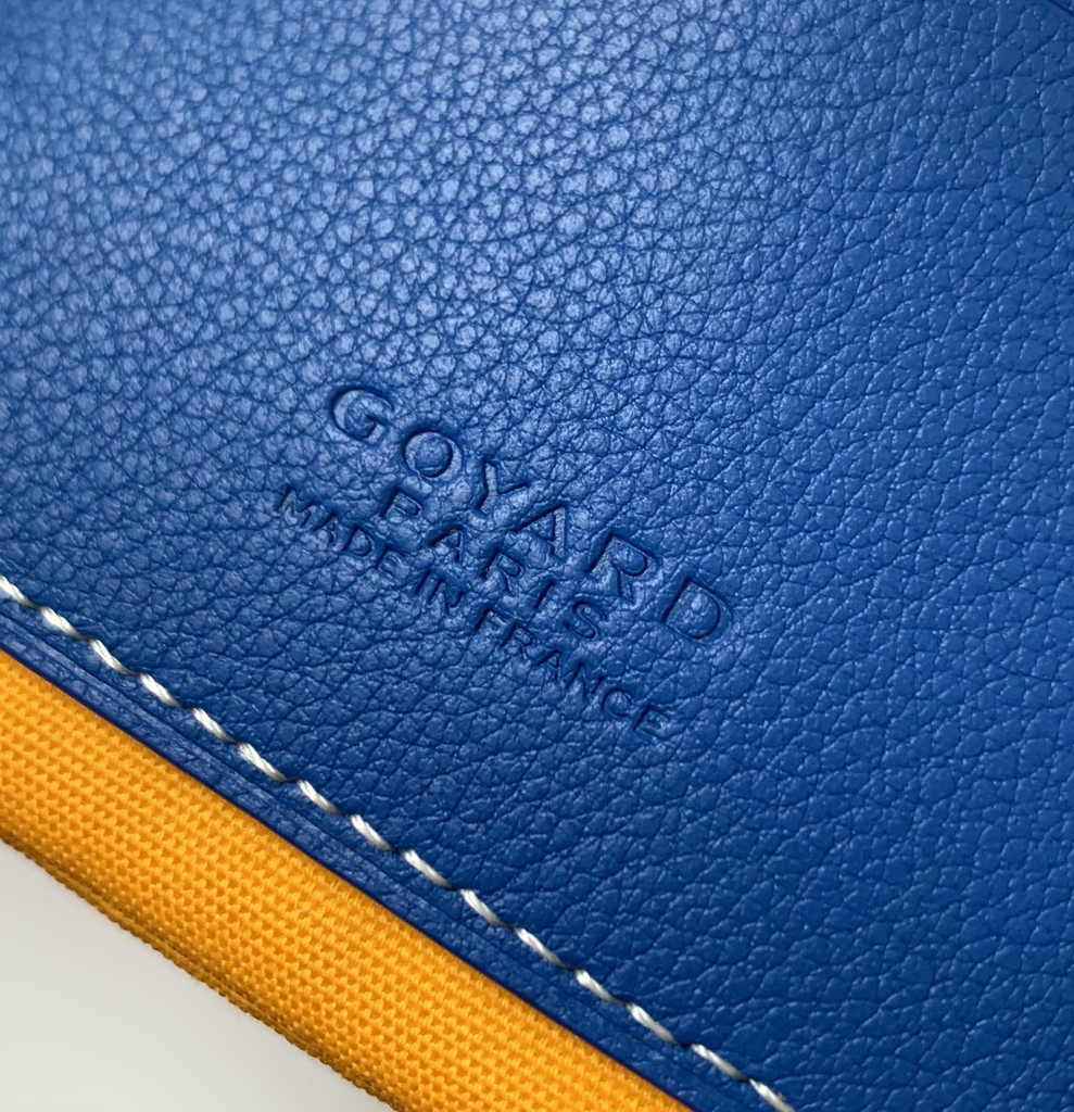 Goyard Sénat Nano Key Pouch 1061XS Blue Goyardine Canvas