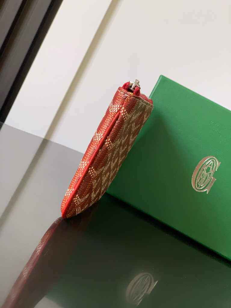 Goyard Sénat Nano Key Pouch 1061XS Orange Goyardine Canvas