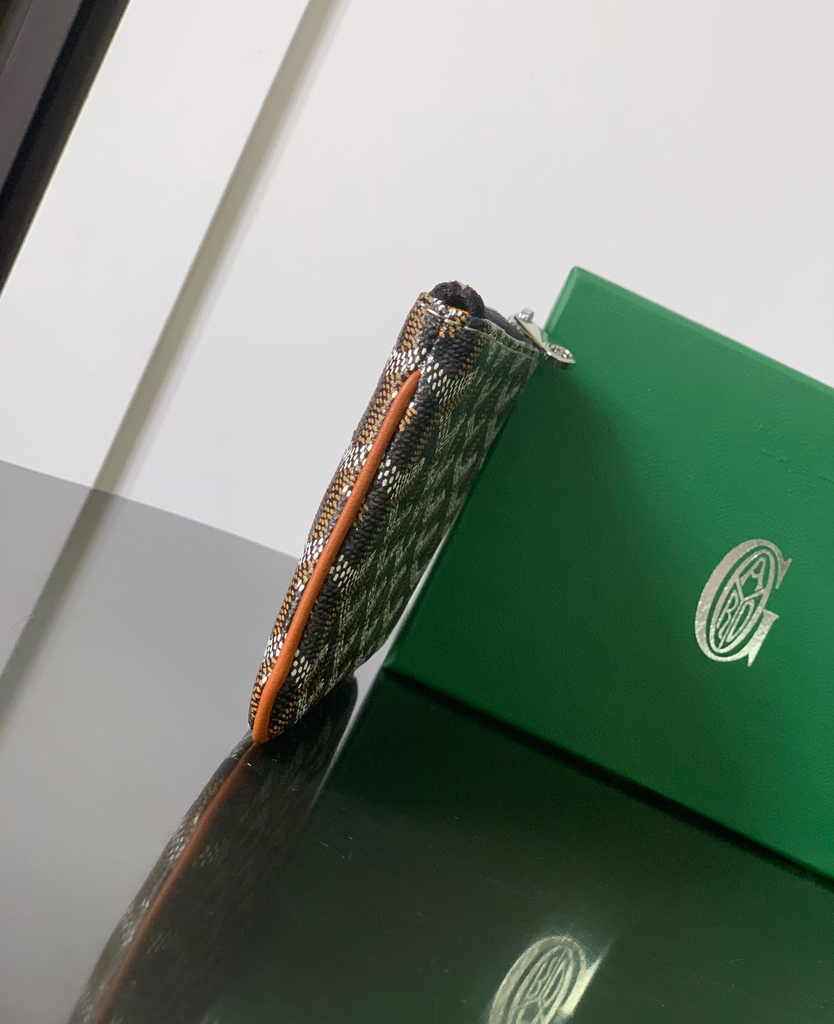 Goyard Sénat Nano Key Pouch 1061XS Brown Goyardine Canvas