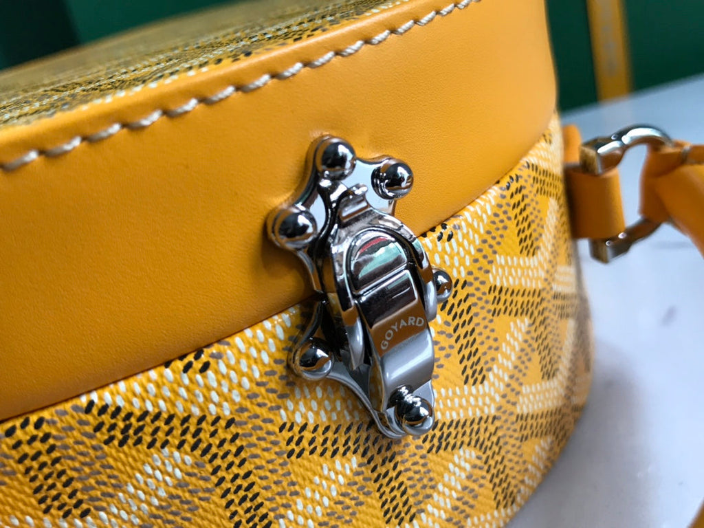 Goyard The Alto Hatbox Trunk Bag GY020381 Yellow