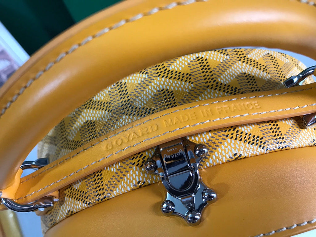 Goyard The Alto Hatbox Trunk Bag GY020381 Yellow