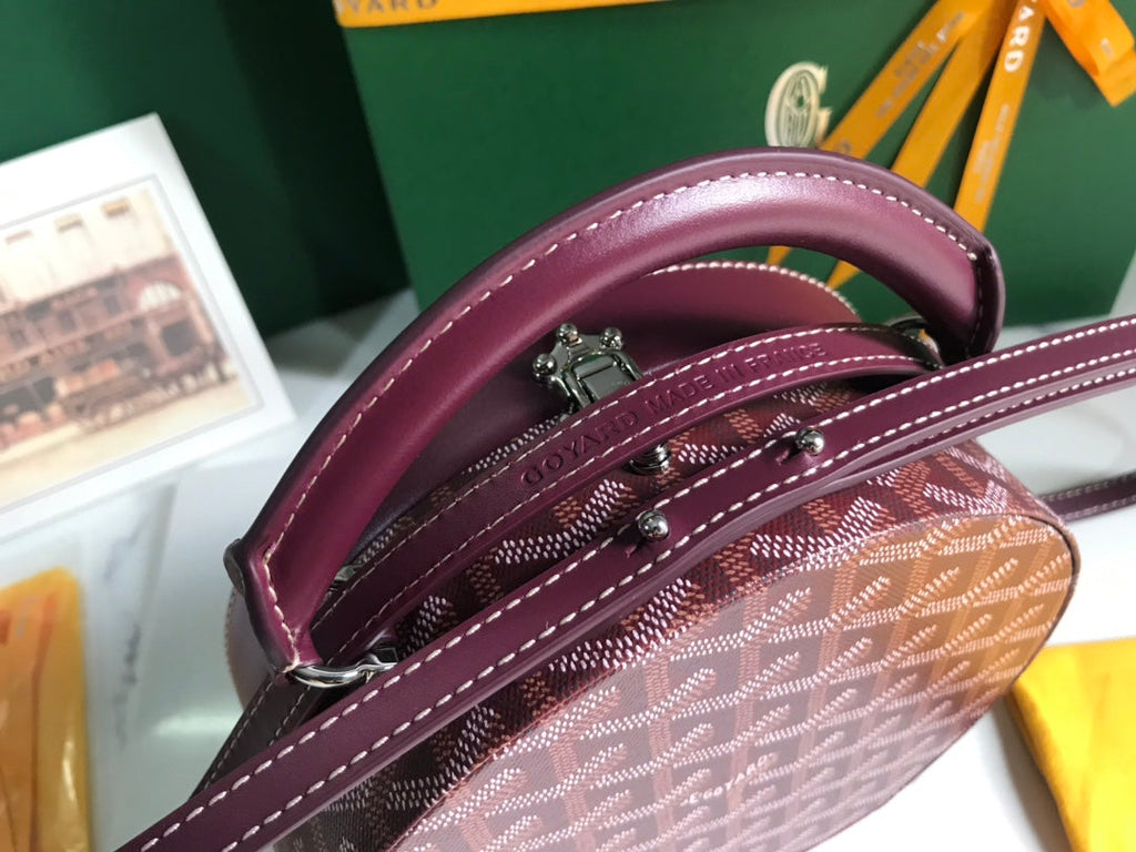 Goyard The Alto Hatbox Trunk Bag GY020381 Purple