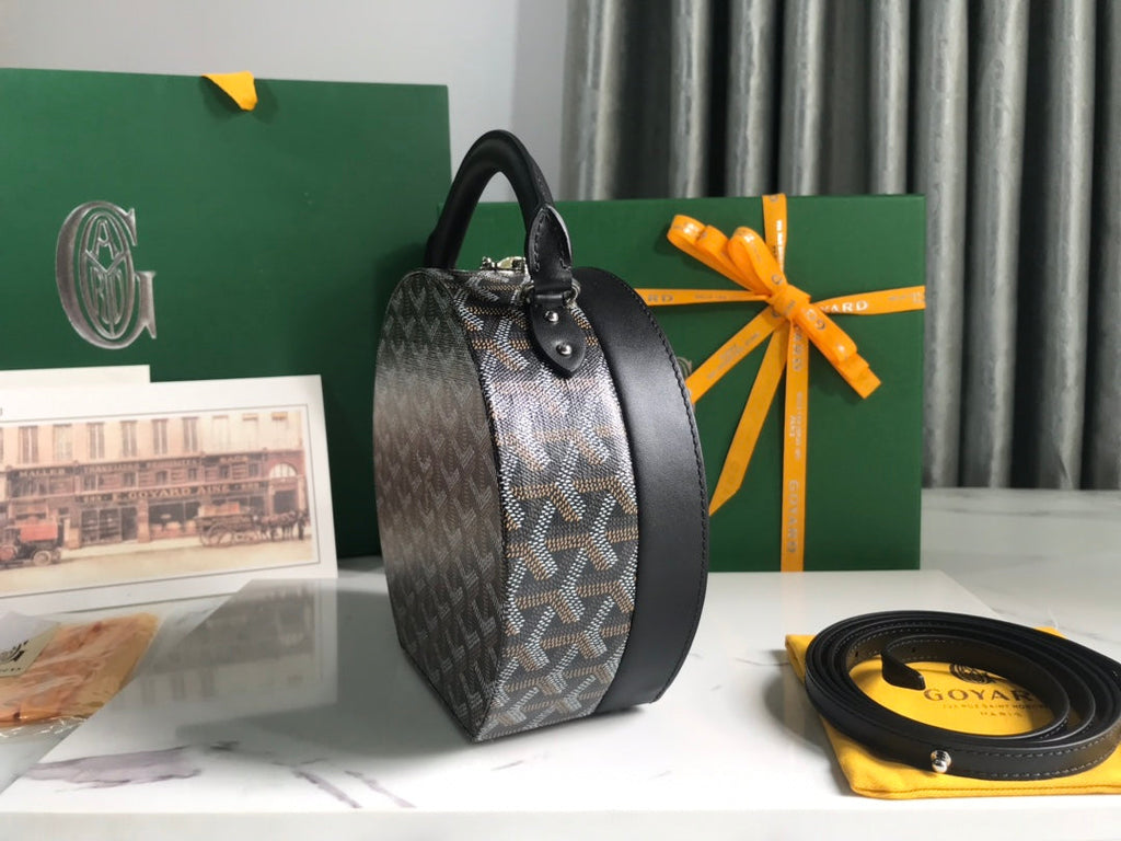Goyard The Alto Hatbox Trunk Bag GY020381 Black