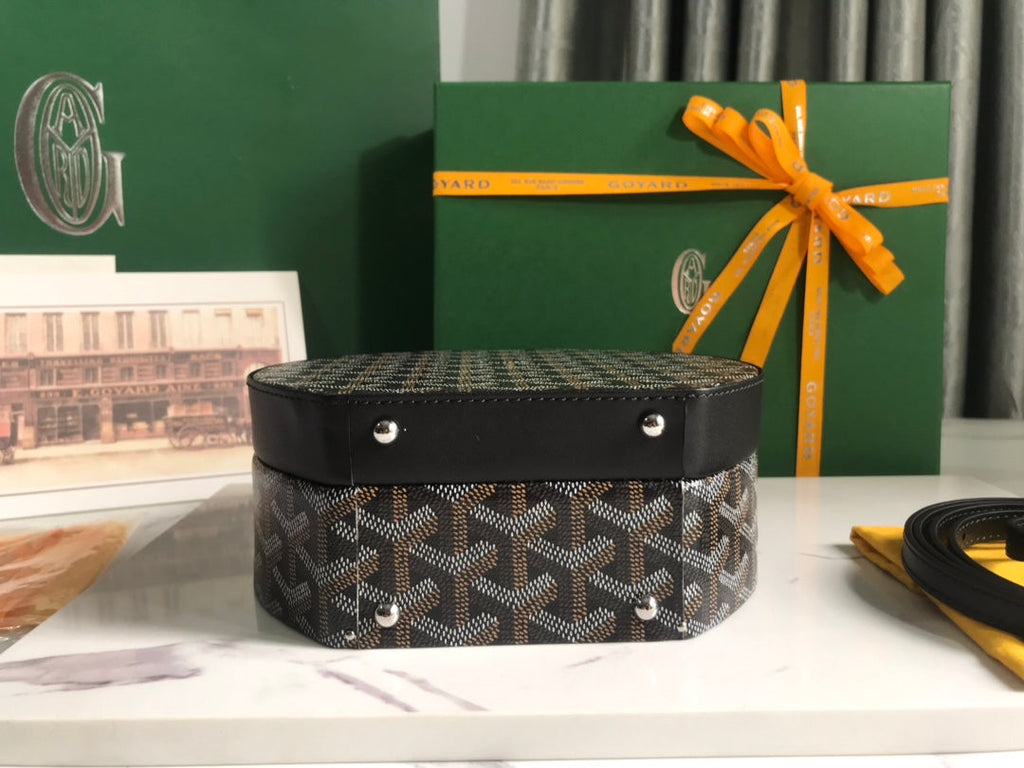 Goyard The Alto Hatbox Trunk Bag GY020381 Black