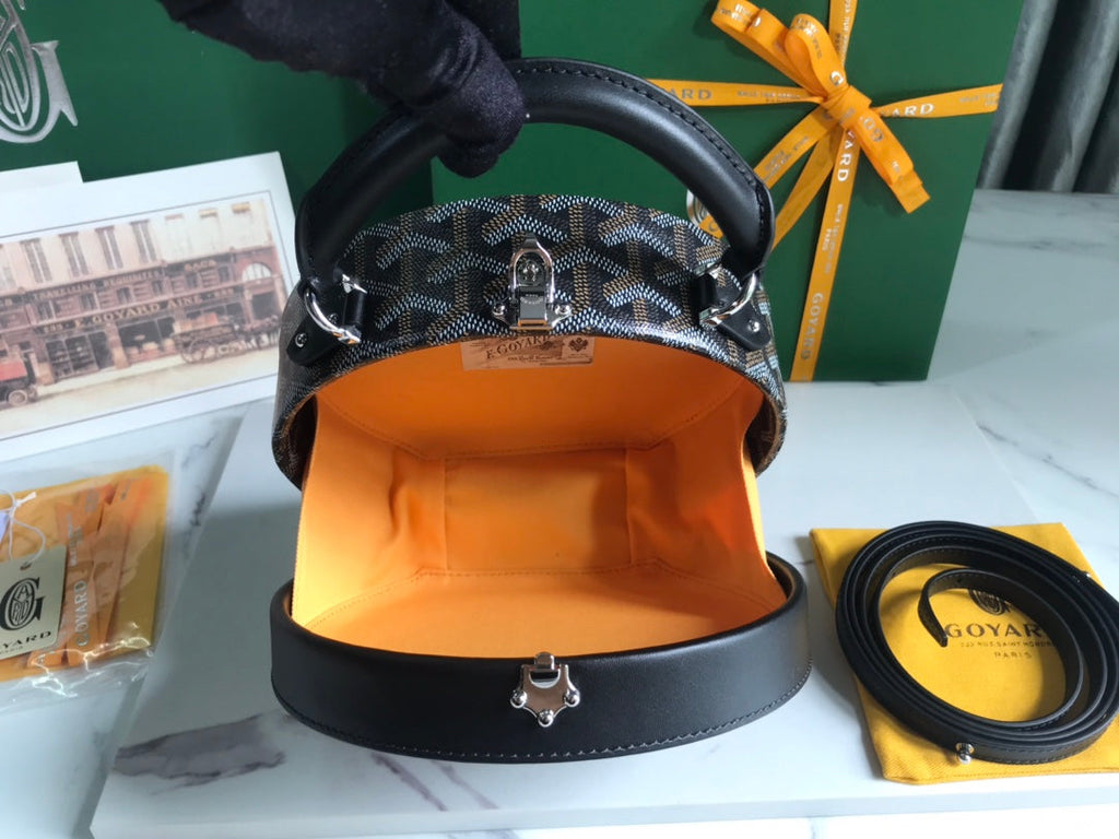 Goyard The Alto Hatbox Trunk Bag GY020381 Black
