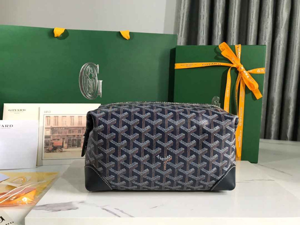 Goyard Toilet 25 Bag GY020590 Navy Blue