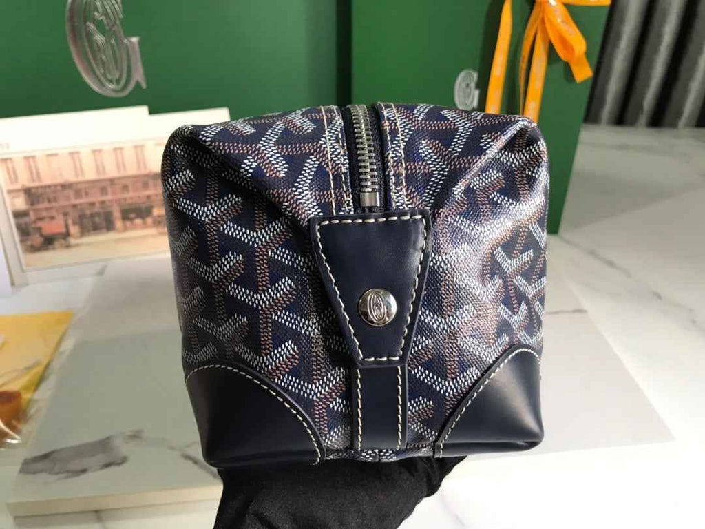 Goyard Toilet 25 Bag GY020590 Navy Blue