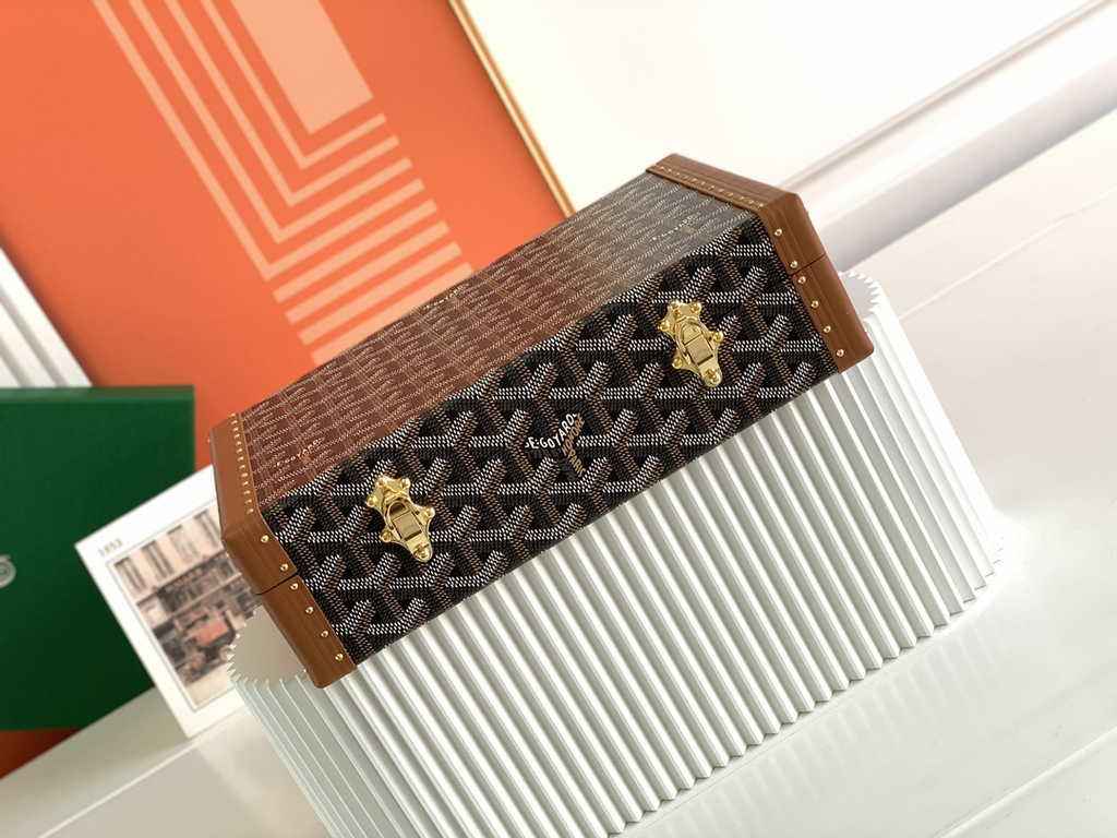 Goyard Travel bags Watch Case GY030290 Tan