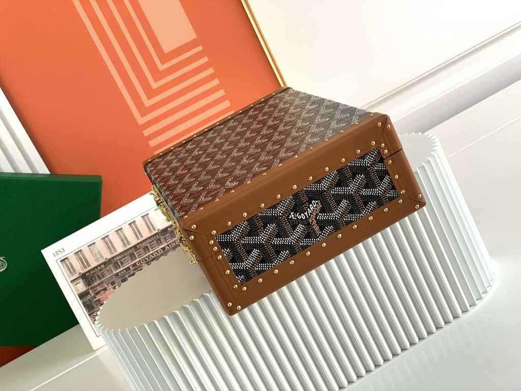 Goyard Travel bags Watch Case GY030290 Tan