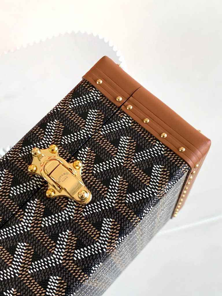 Goyard Travel bags Watch Case GY030290 Tan