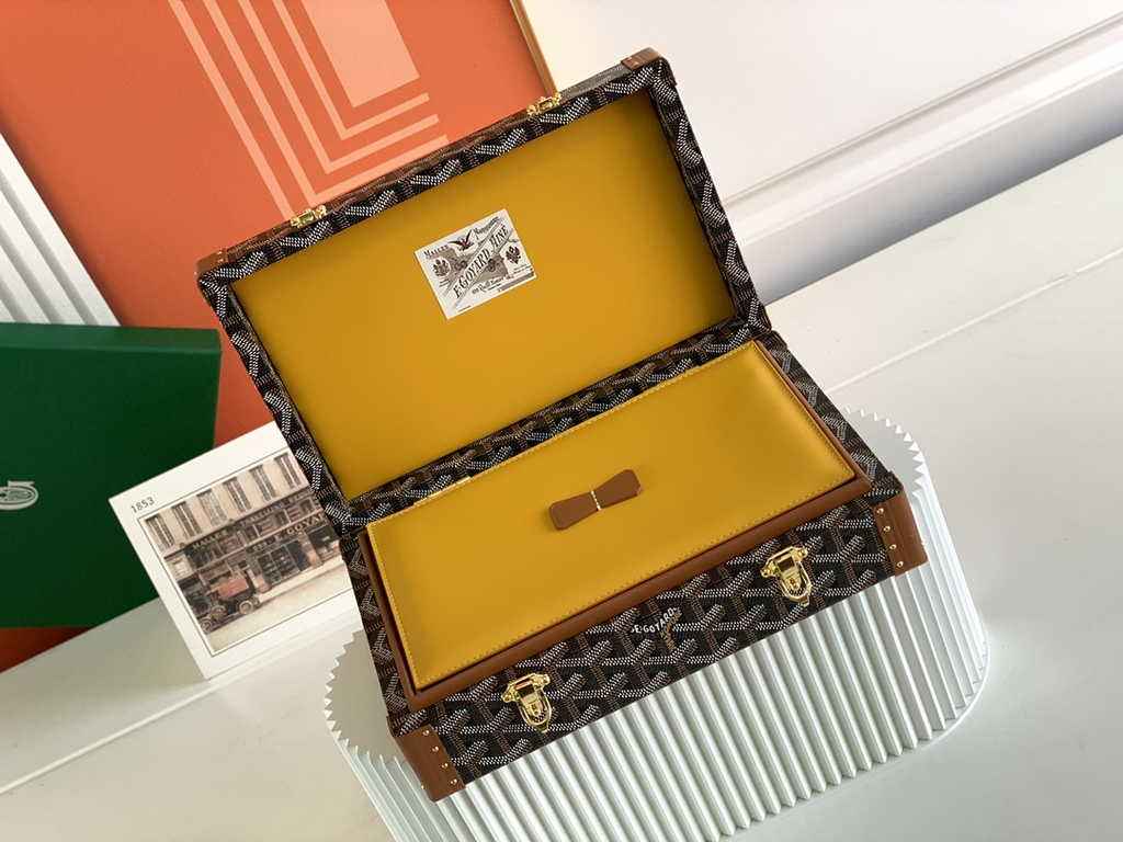 Goyard Travel bags Watch Case GY030290 Tan