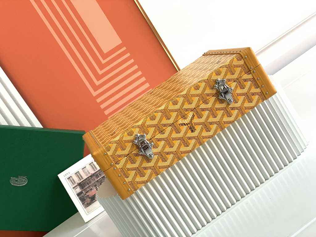 Goyard Travel bags Watch Case GY030290 Yellow