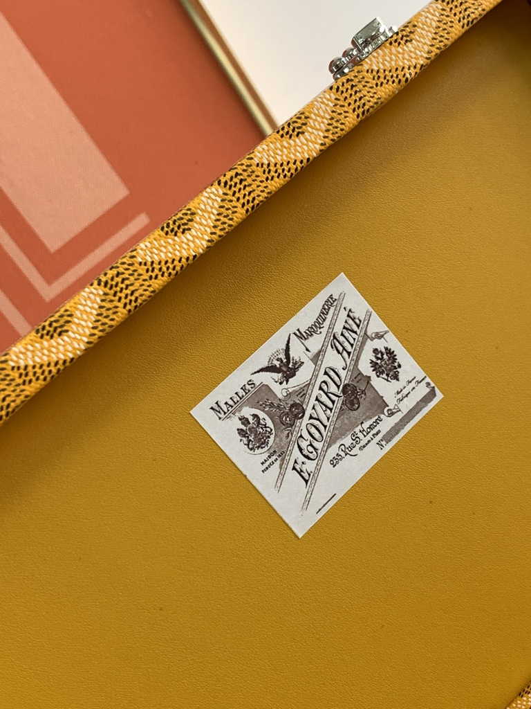 Goyard Travel bags Watch Case GY030290 Yellow