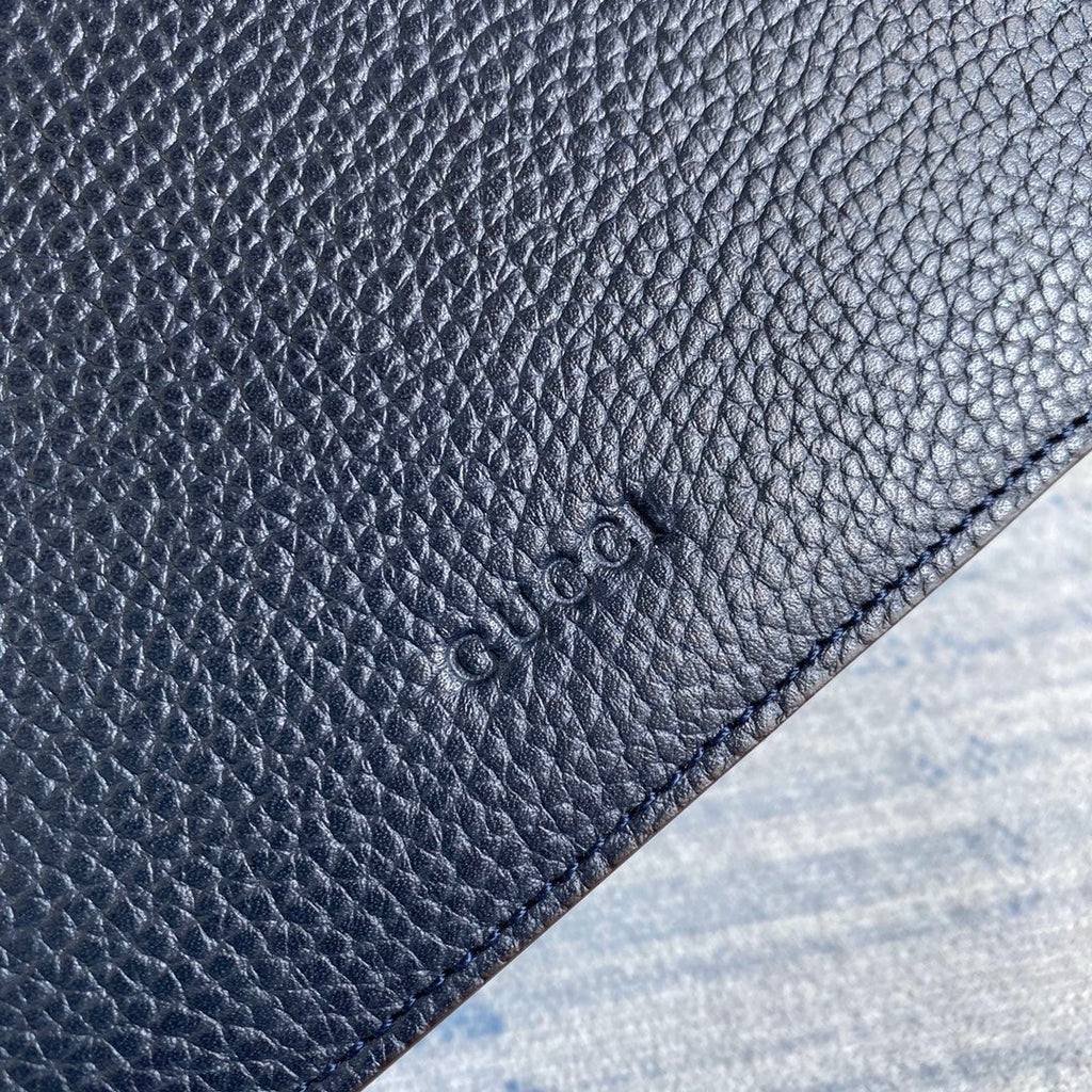 Gucci ‎‎421970 Dionysus leather mini bag navy blue leather