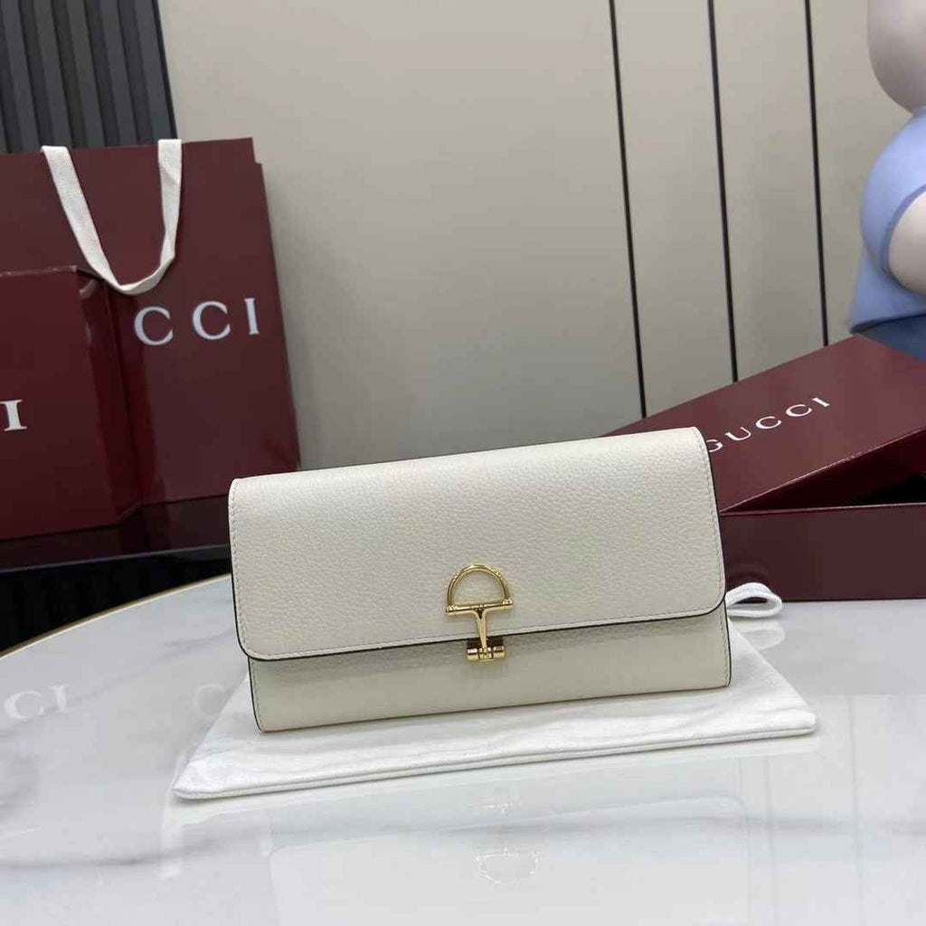 Gucci Softbit continental wallet 828147 in beige leather