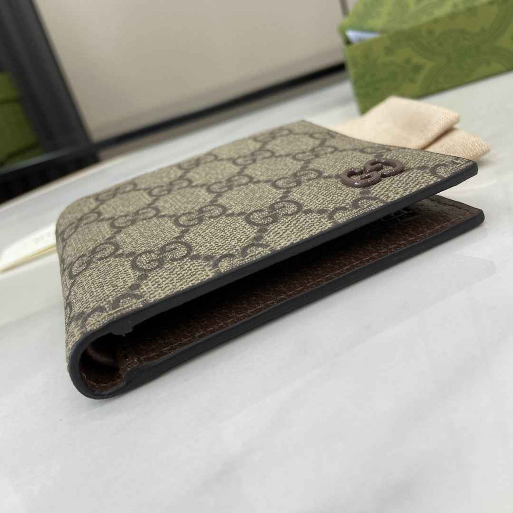 Gucci Brown interior GG bi-fold wallet 768243