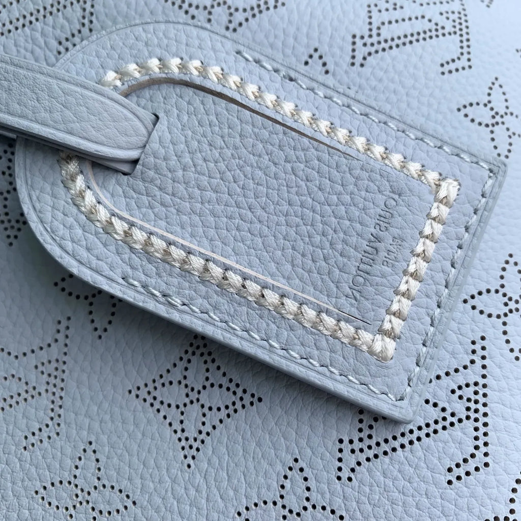 Louis Vuitton Hand It All PM Bag, M29317 Blue Olympe Perforated Mahina