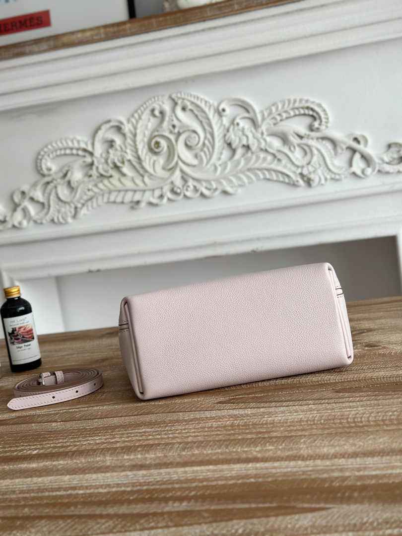 Hermès 24/24 Mini Bag Evercolor Swift Leather Beige Purple Silver - Default Title - View 4