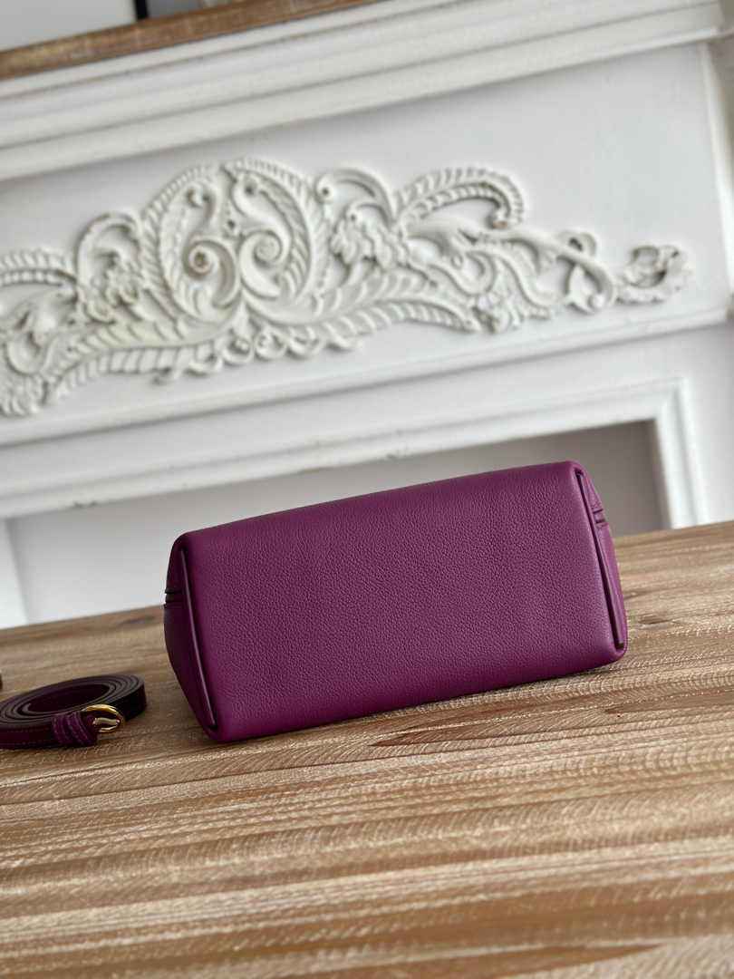Hermès 24/24 Mini Bag Evercolor Swift Leather Purple Gold - Default Title - View 4