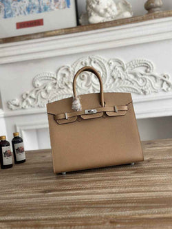 Hermès Birkin 25 Bag Apricot Epsom Leather H625641 - Default Title - View 1