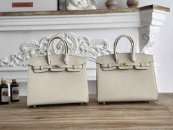 Hermès Birkin 25 Bag Beige Epsom Leather H625651 - gold - View 1