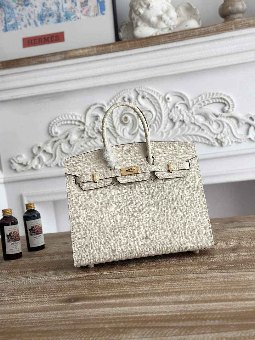 Hermès Birkin 25 Bag Beige Epsom Leather H625651 - gold - View 2