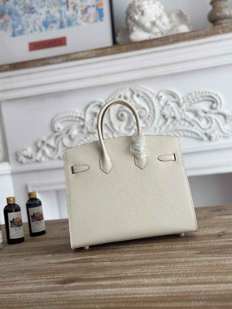 Hermès Birkin 25 Bag Beige Epsom Leather H625651 - gold - View 4