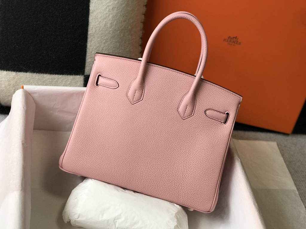 Hermès Birkin 30cm Pink Togo Gold Hardware - Default Title - View 2