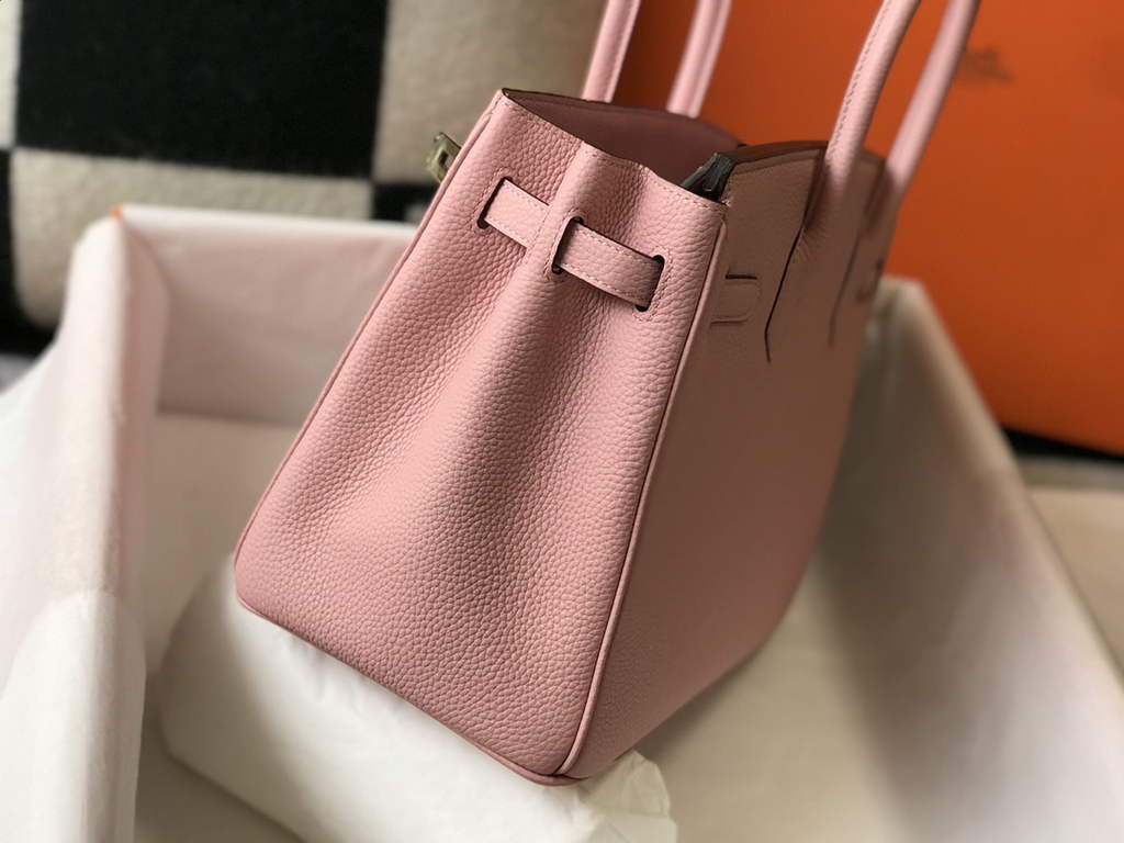 Hermès Birkin 30cm Pink Togo Gold Hardware - Default Title - View 6