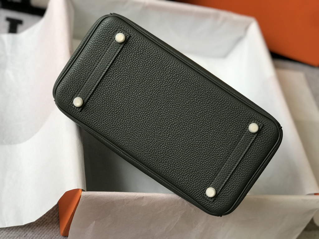 Hermès Birkin 30cm dark green Togo gold Hardware - Default Title - View 6