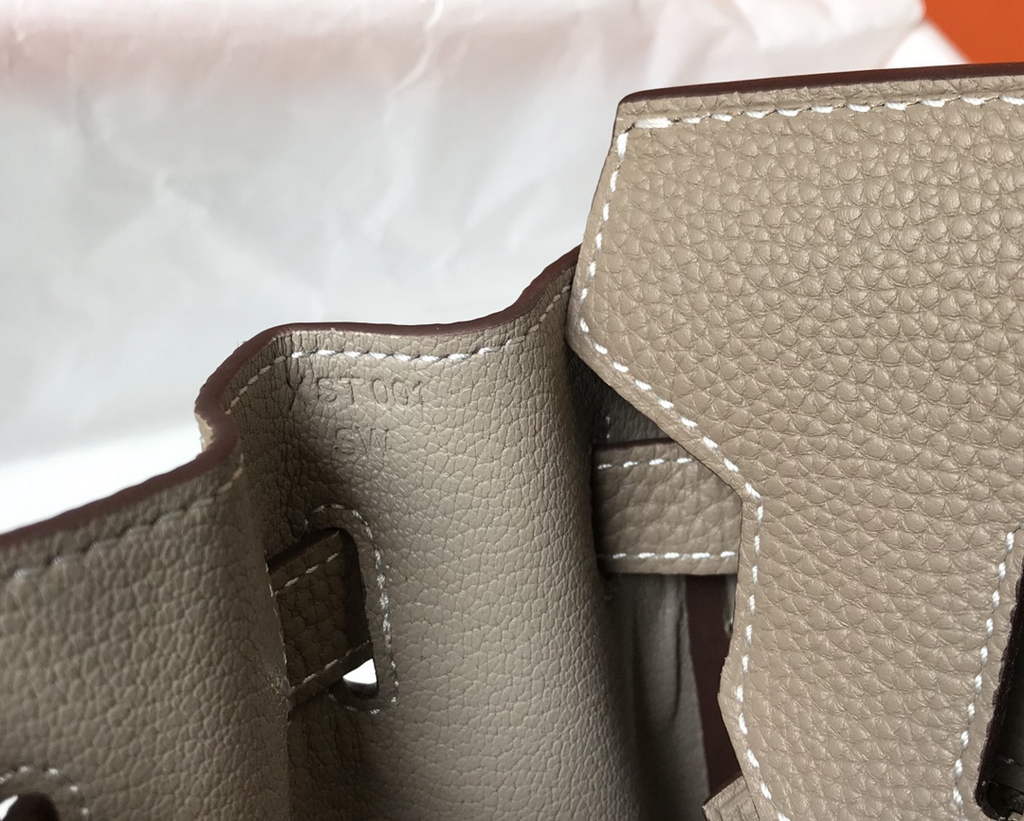 Hermès Birkin 30cm Gray Togo Silver Hardware - Default Title - View 8