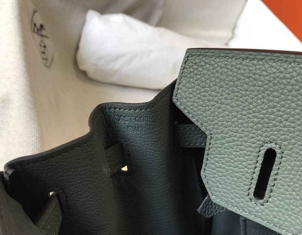 Hermès Birkin 30cm Dark Green Togo Gold Hardware - Default Title - View 7