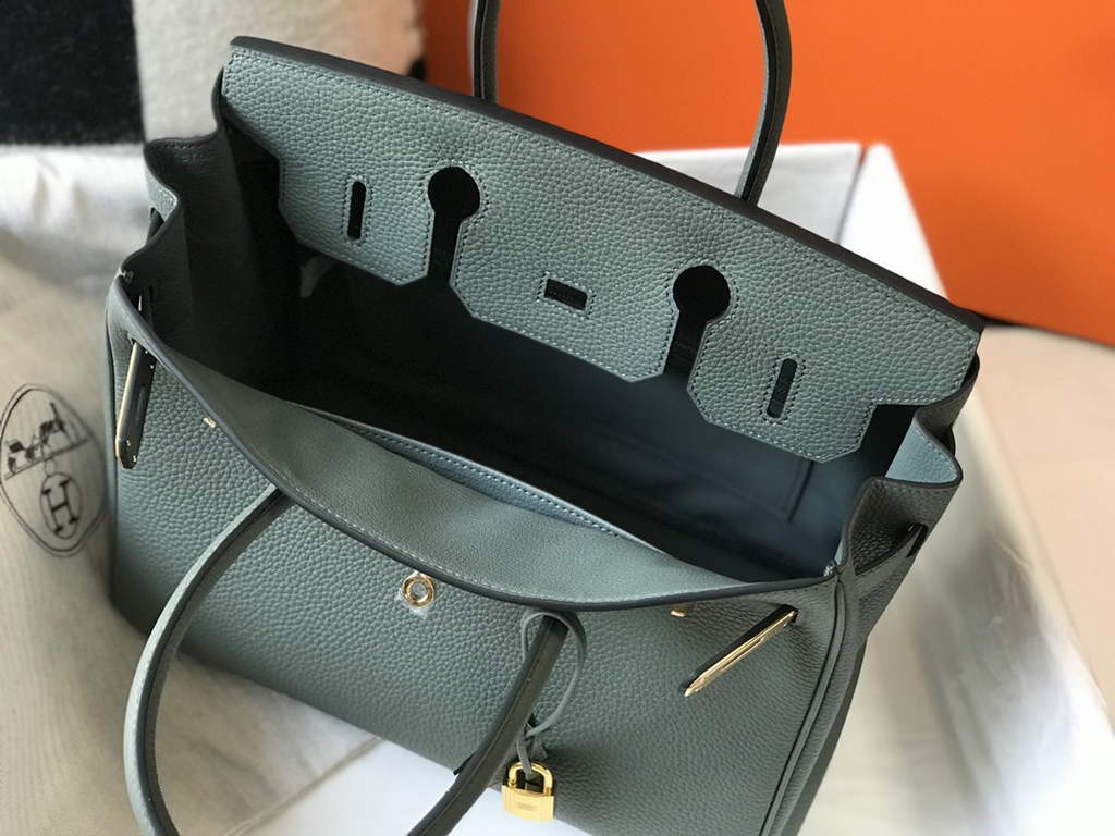 Hermès Birkin 30cm Dark Green Togo Gold Hardware - Default Title - View 9