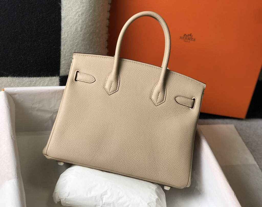 Hermès Birkin 30cm Dark Beige Togo Gold Hardware - Default Title - View 2