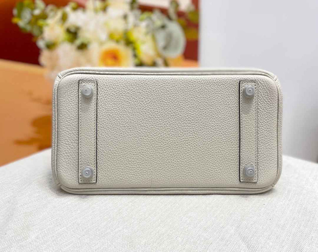 Hermès Birkin Bag Beige Crocodile Togo Gold Hardware H8606 - W25×H20×D13cm - View 5