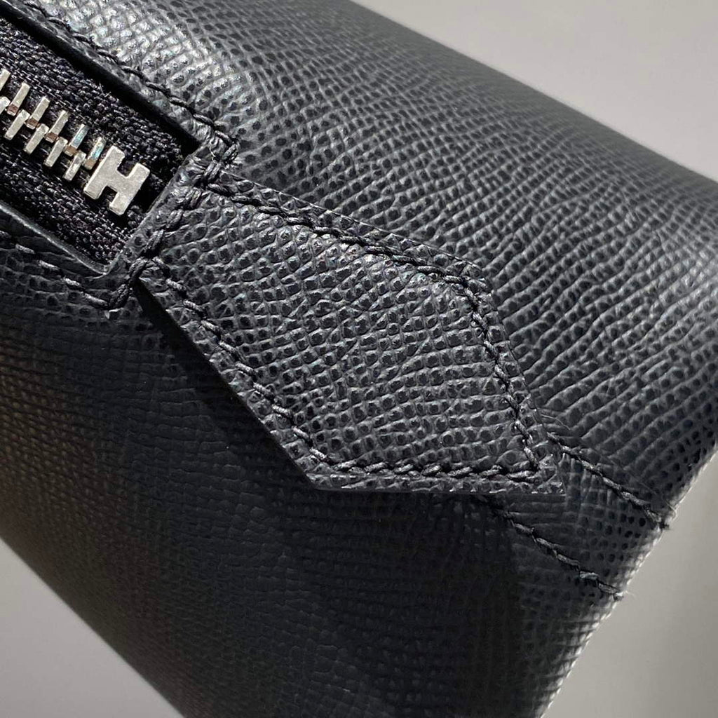 Hermes Bolide 1923 Bag 25 in Black Epsom Calfskin Silver Hardware - Default Title - View 6