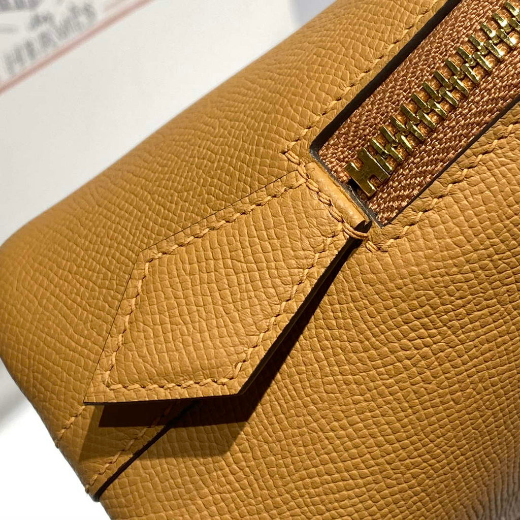 Hermes Bolide 1923 Bag 25 in Tan Epsom Calfskin Gold Hardware - Default Title - View 6