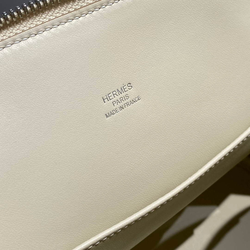 Hermes Bolide 1923 Bag 25 in Beige Epsom Calfskin Silver Hardware - Default Title - View 6