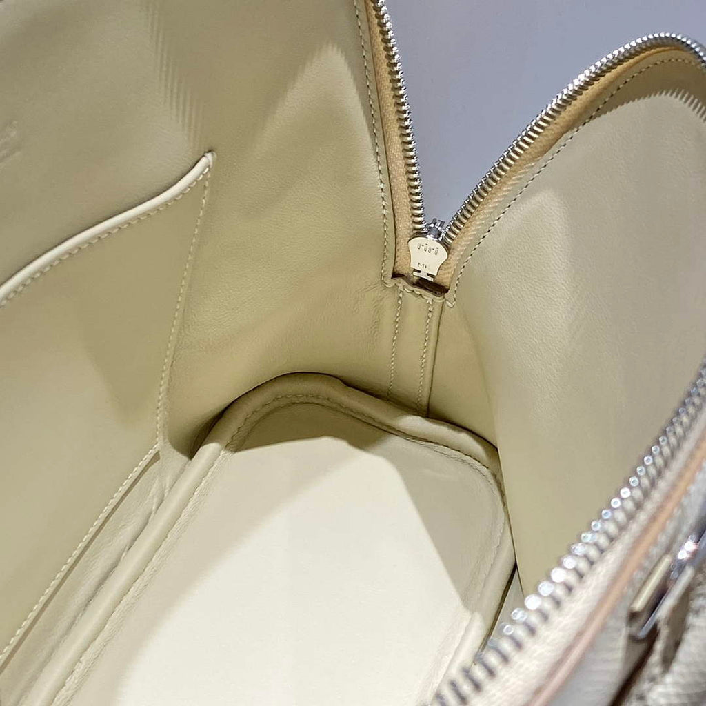 Hermes Bolide 1923 Bag 25 in Beige Epsom Calfskin Silver Hardware - Default Title - View 9