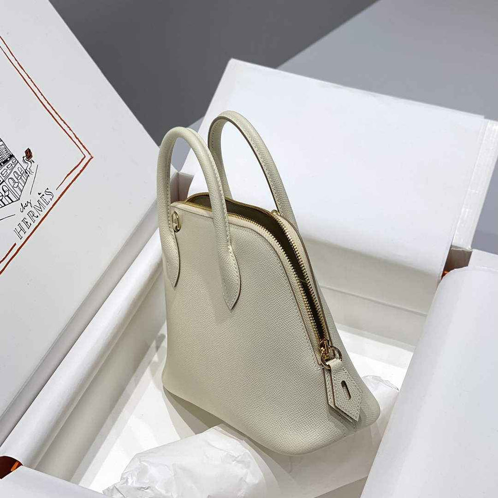 Hermes Bolide 1923 Bag 25 in Beige Epsom Calfskin Gold Hardware - Default Title - View 4