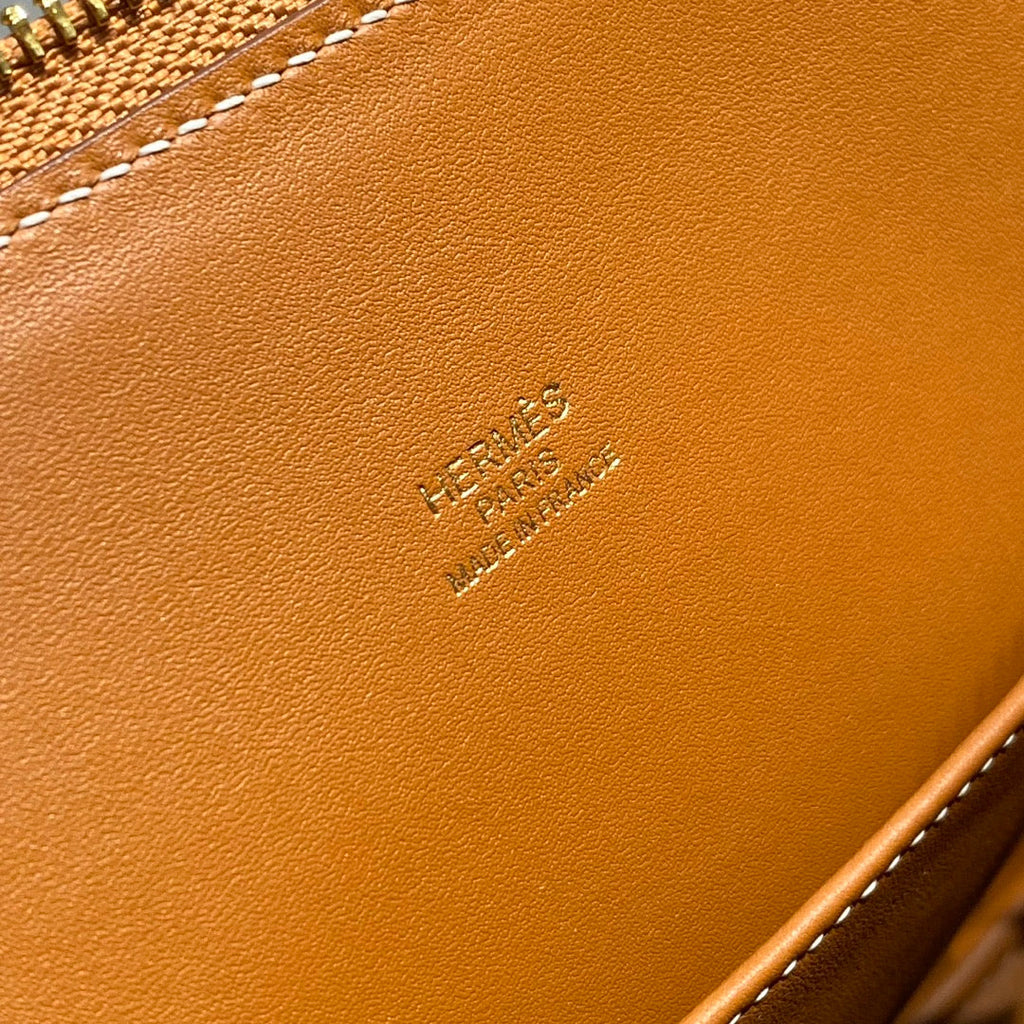 Hermes Bolide 1923 Bag 25 in Brown Epsom Calfskin Gold Hardware - Default Title - View 6