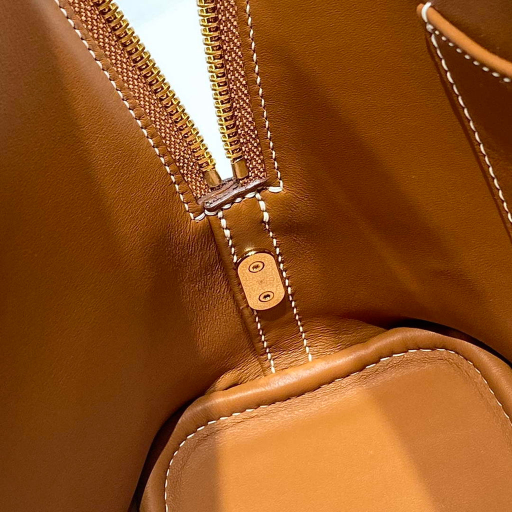 Hermes Bolide 1923 Bag 25 in Brown Epsom Calfskin Gold Hardware - Default Title - View 7