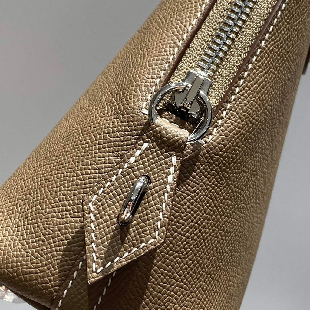 Hermes Bolide 1923 Bag 25 in Dark Gray Epsom Calfskin Silver Hardware - Default Title - View 5