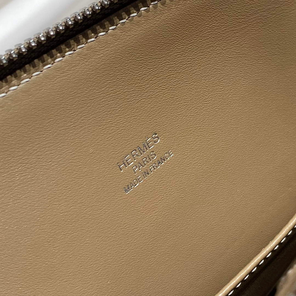 Hermes Bolide 1923 Bag 25 in Dark Gray Epsom Calfskin Silver Hardware - Default Title - View 7