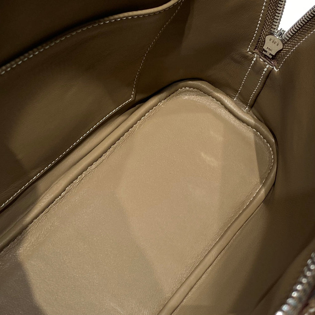 Hermes Bolide 1923 Bag 25 in Dark Gray Epsom Calfskin Silver Hardware - Default Title - View 8
