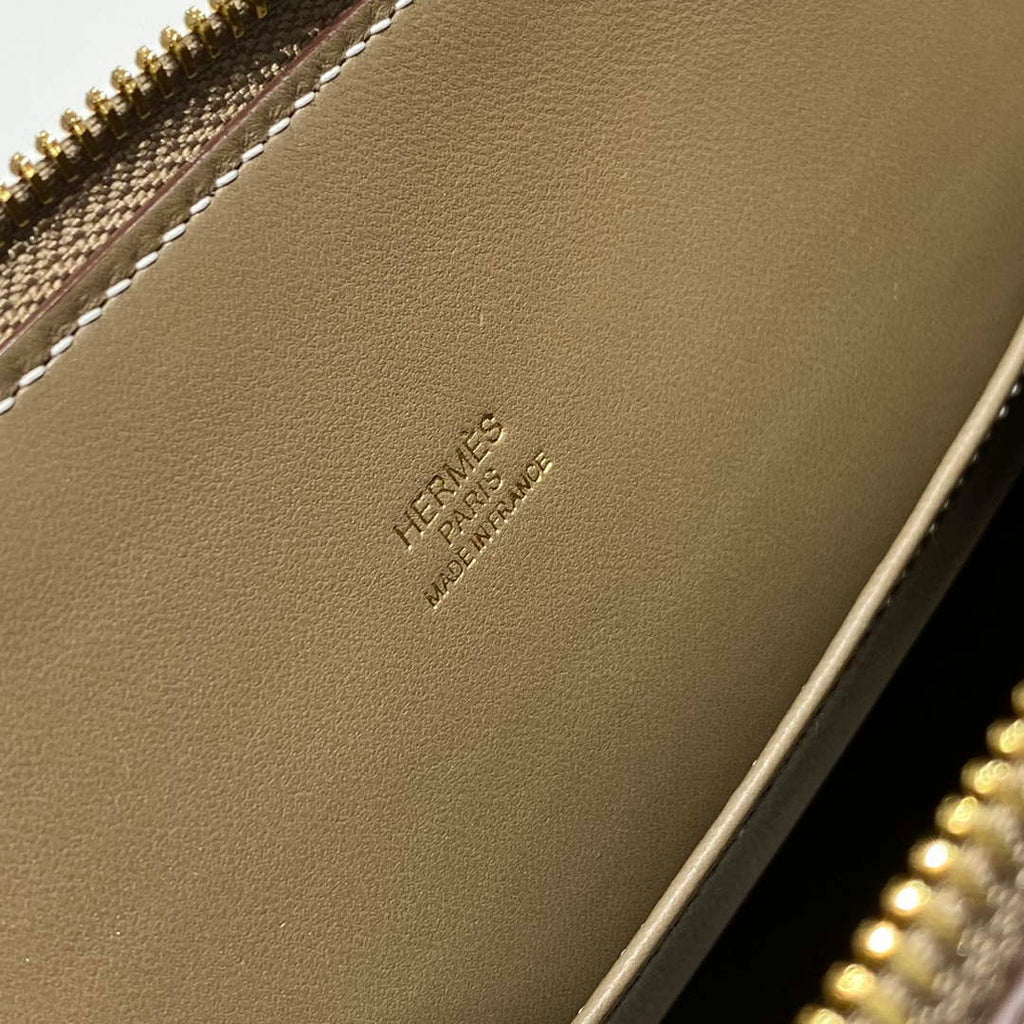 Hermes Bolide 1923 Bag 25 in Dark Gray Epsom Calfskin Gold Hardware - Default Title - View 8