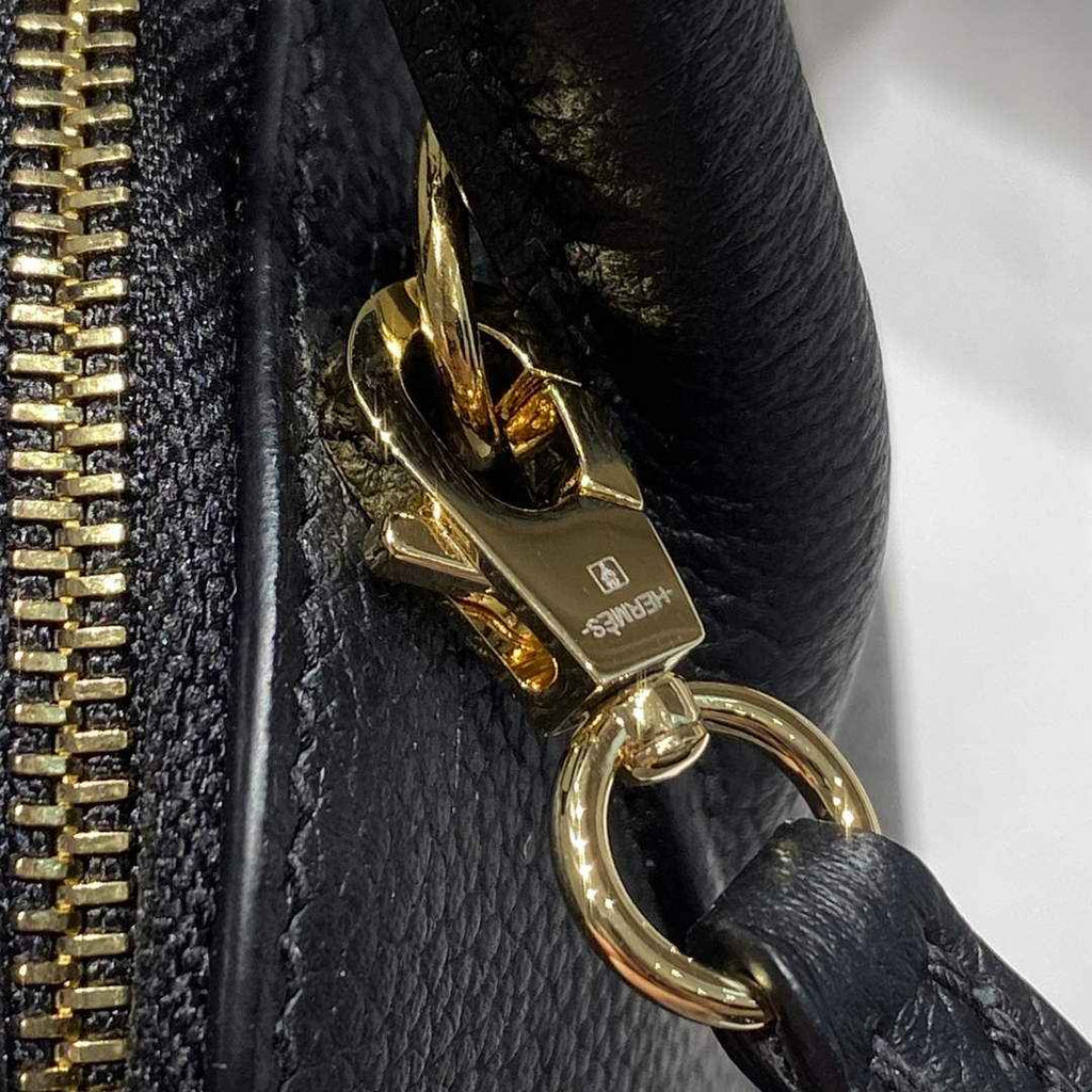 Hermes Bolide 1923 Mini Bag in Black Evercolor Calfskin Gold Hardware - Default Title - View 6