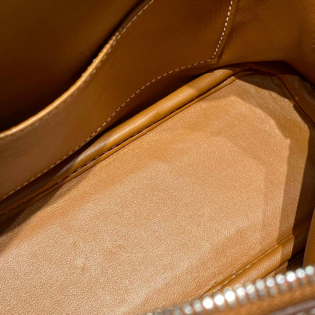 Hermes Bolide 1923 Mini Bag in Brown Evercolor Calfskin Silver Hardware - Default Title - View 9
