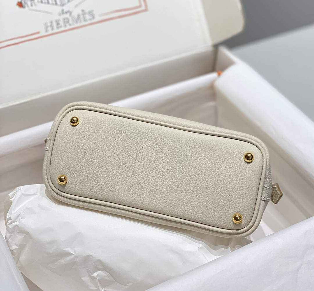 Hermes Bolide 1923 Mini Bag in Beige Evercolor Calfskin Gold Hardware - Default Title - View 4